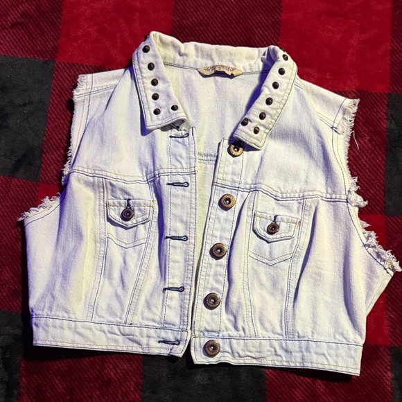 Highway Jeans Jackets & Blazers - Highway Jeans Light Wash Denim Vest